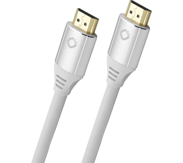 Oehlbach 4K/8K/HDR HDMI 2.1 0,75m Biały