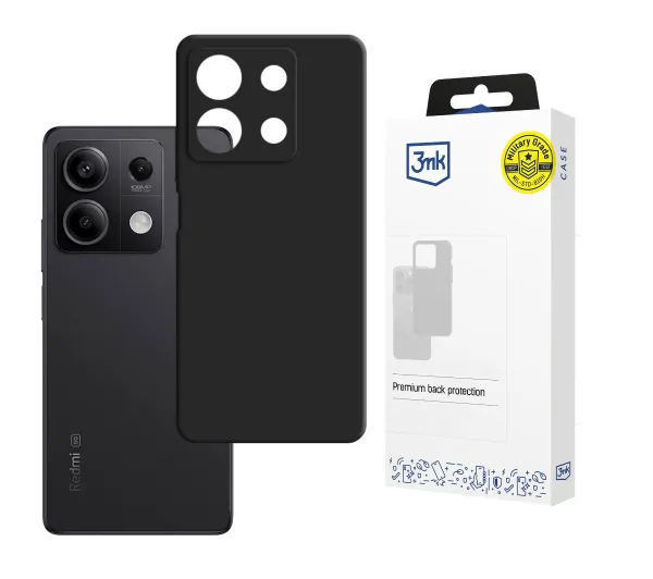 3mk Hardy Mellow Case do Redmi Note 13 5G Czarny