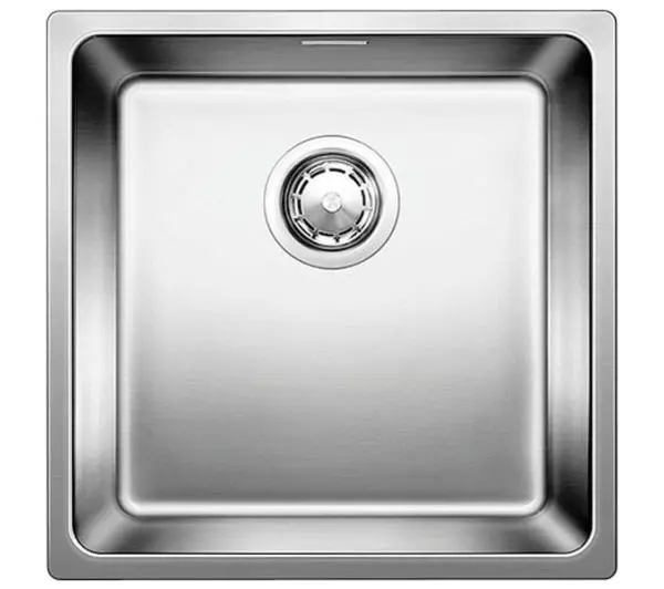 Zlewozmywaki kuchenne - Blanco ANDANO 400-IF 522957 Stalowy Srebrny