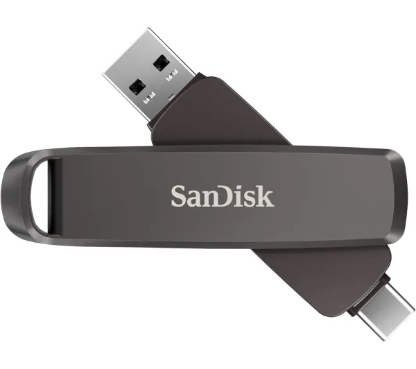 SANDISK Extreme PRO Dual Drive 2TB USB 3.2 Typ C / USB 3.2 Szary