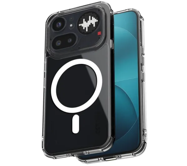 Crong Hybrid Clear Magnetic MagSafe do Nothing Phone 4a Pro Przezroczysty