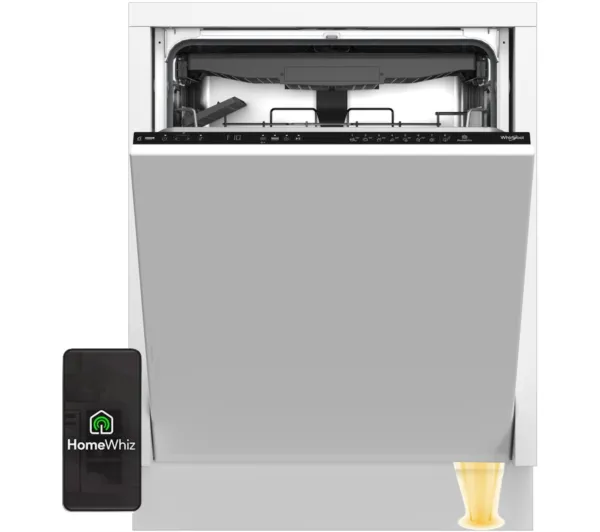 Whirlpool W0ITP53LW 60cm Automatyczne otwieranie drzwi Szuflada na sztućce Zdalne sterowanie