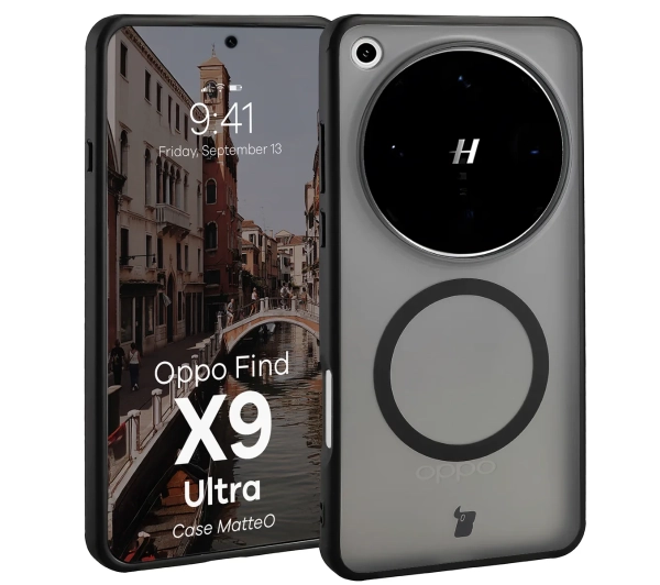 Bizon Case MatteO do Oppo Find X9 Ultra Czarny