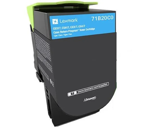 Lexmark 71B20C0 Błękitny