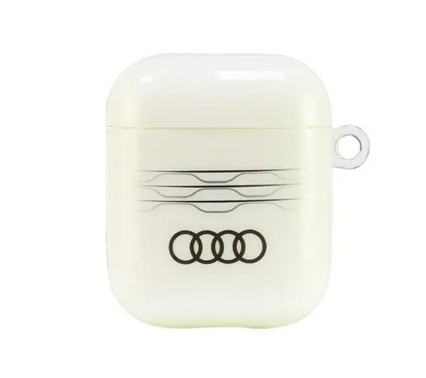 AUDI IML Geometric Pattern do Apple AirPods 1/2 Biały
