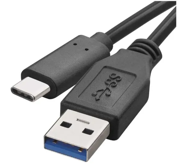 Emos SM7021BL USB-A do USB-C 1m Czarny