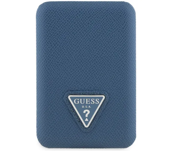 Guess Grained Triangle MagSafe 5000 mAh 20W Niebieski