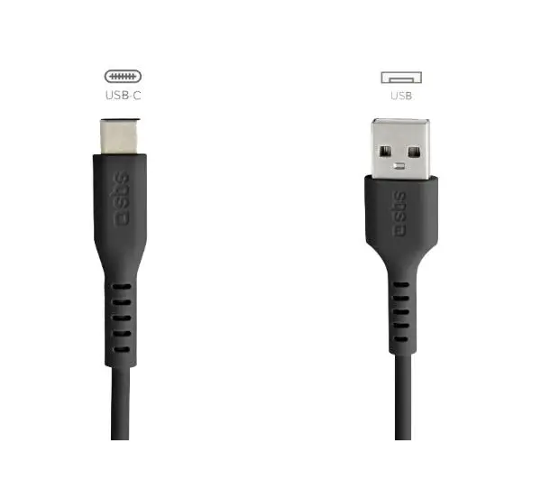 SBS TECABLEMICROC15K USB typ C V2,0 1,5m Czarny - ⚡ BESTSELLERY ⚡