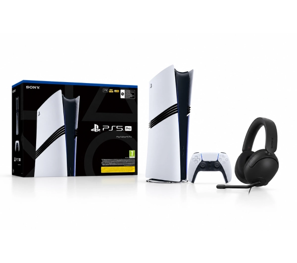 Sony PlayStation 5 Pro (PS5) 2TB + Słuchawki Przewodowe INZONE H3 Czarny