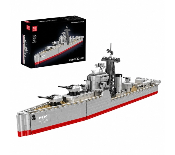 Mould King Klocki konstrukcyjne Battle-Class Destroyer (10133) 1815 elementów