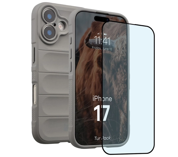 Bizon Tur Pack do iPhone 17 Jasnoszary