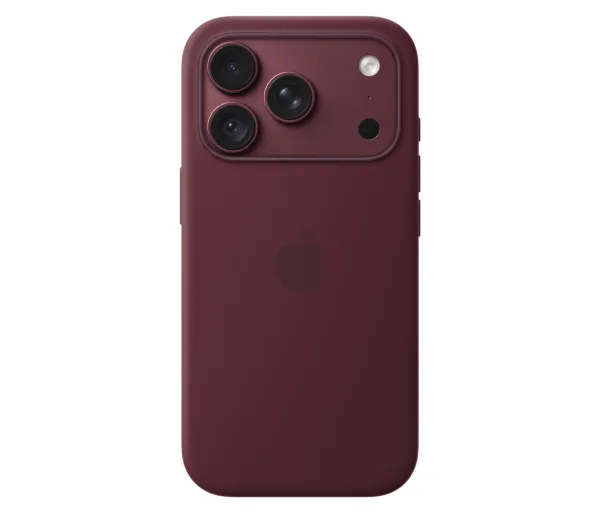 Apple Silicone Case z MagSafe do iPhone 18 Pro Burgund