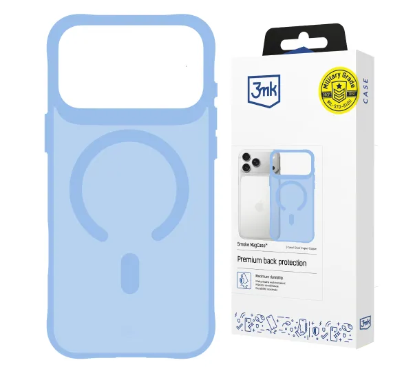 3mk Smoke MagCase do iPhone 18 Pro Max/ 17 Pro Max Niebieski
