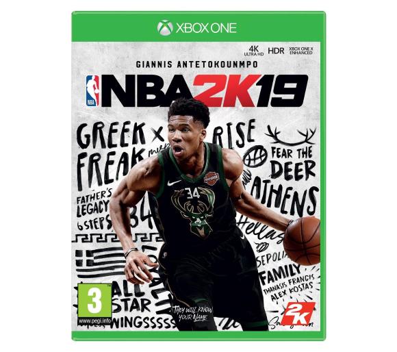 gra NBA 2K19 Gra na Xbox One (Kompatybilna z Xbox Series X)