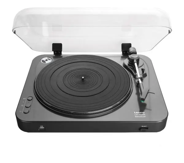 Lenco LBT-120BK Półautomatyczny Napęd bezpośredni Przedwzmacniacz Bluetooth Czarny