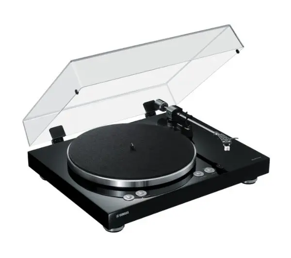 Yamaha MusicCast Vinyl 500 Manualny Napęd paskowy Przedwzmacniacz Wi-Fi Bluetooth AirPlay Czarny-Zdjęcie-0