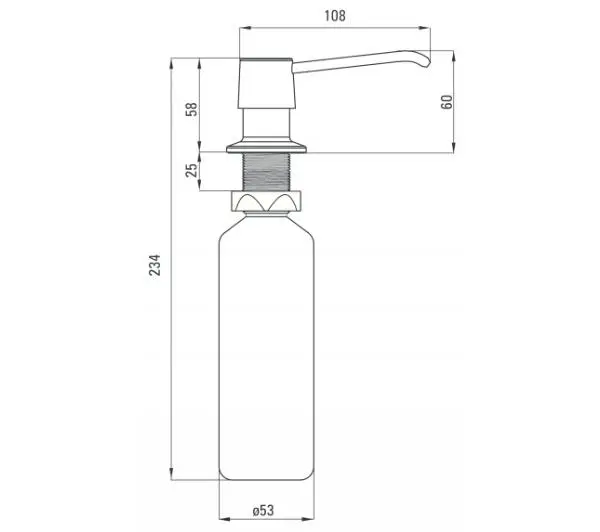 Deante Deco ZZZ 002D Srebrny
