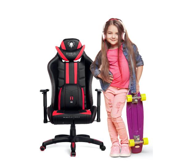 Diablo Chairs X-Ray Kids Size (czarno-czerwony)-Zdjęcie-0