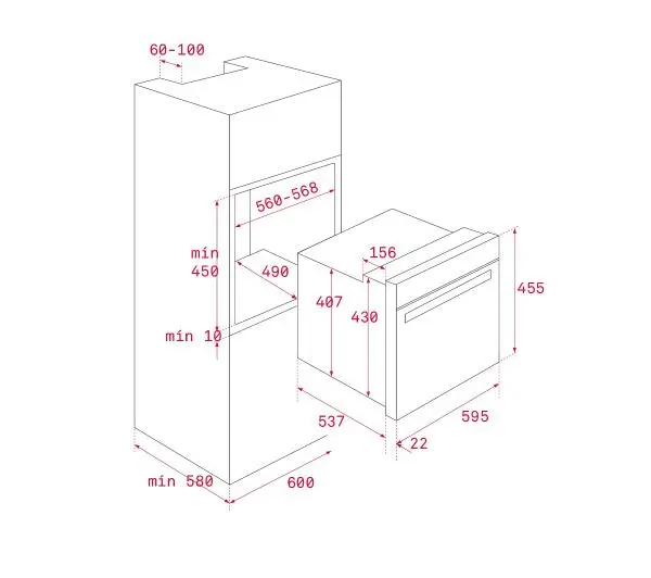 Teka Maestro HLC 8400 BK Termoobieg Czarne szkło - DRUGI -30%, ALBO 5-TY ZA 1ZŁ - Kup na Raty - RRSO 0%