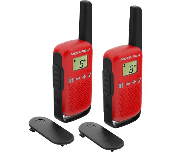 Motorola TLKR T42 dwupak Czerwony