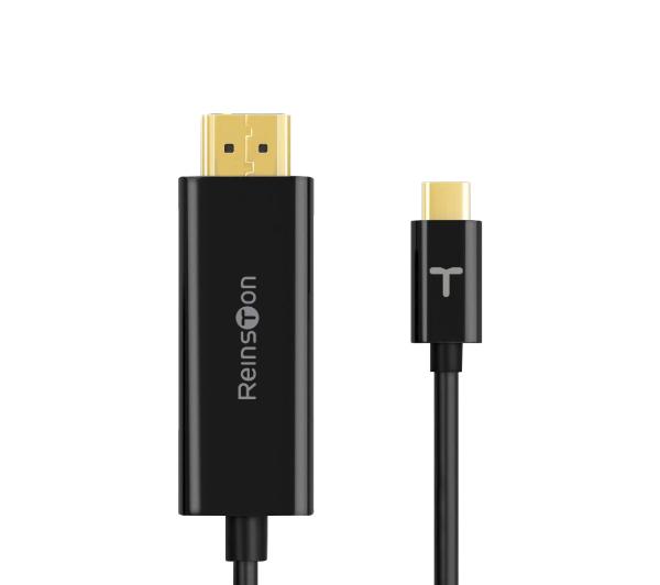 Фото - Кабель Reinston EAD07 kabel USB-C na HDMI 4K 1.5m Czarny 