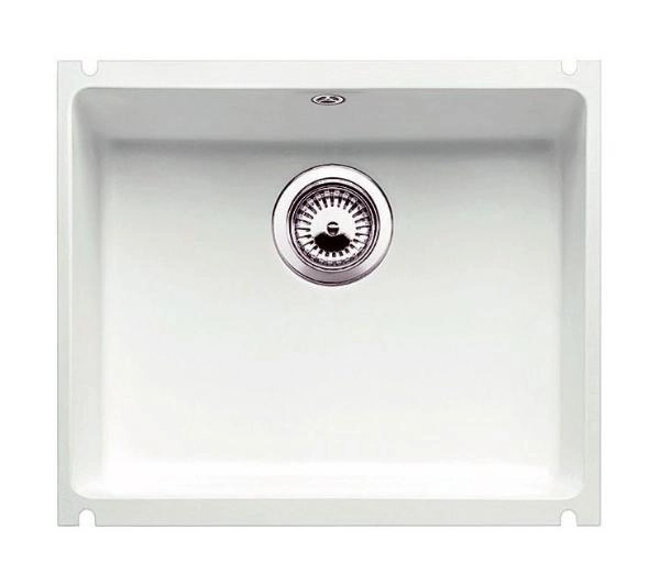 Zlewozmywaki kuchenne - Blanco SUBLINE 500-U 514506 Ceramiczny Biały połysk