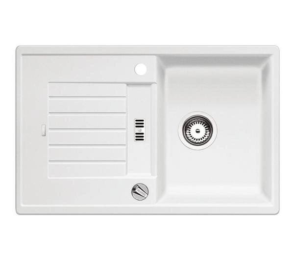 Zlewozmywaki kuchenne - Blanco ZIA 45 S 514718 Granitowy Biały