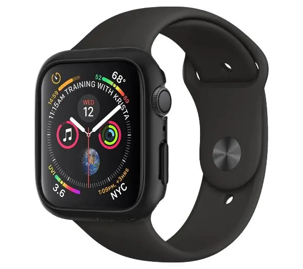 Spigen Thin Fit 062CS24474 Watch Series 5/4 44mm Czarny