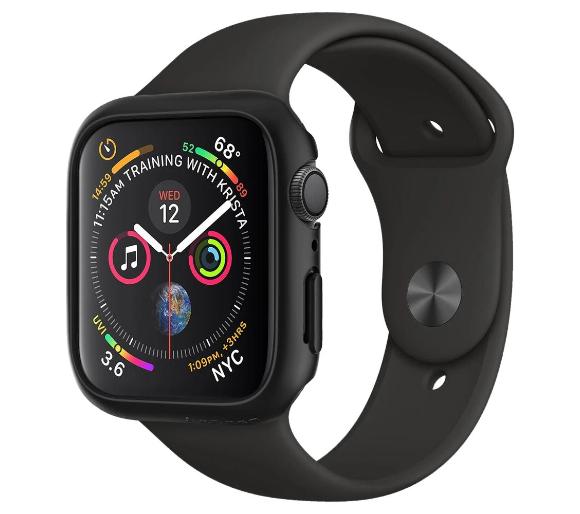 etui Spigen Thin Fit 062CS24474 Apple Watch Series 5 / 4 (44mm) (czarny)