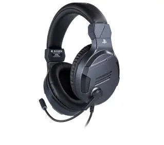 BigBen PS4 Gaming Headset V3 Nauszne Szary