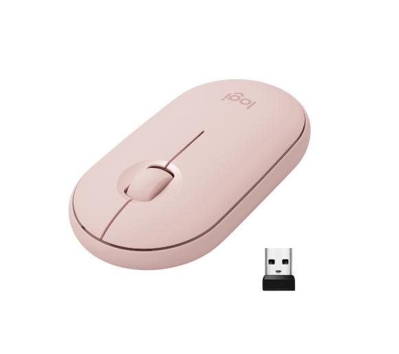 mysz komputerowa Logitech Pebble M350 (różowy)