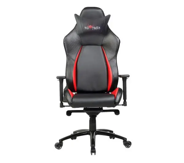 Red Fighter C2 Gamingowy do 150kg Skóra ECO Czarny