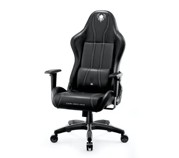 Diablo Chairs X-One 2.0 King Size Gamingowy do 160kg Skóra ECO Tkanina Czarno-czarny - Kup na Raty - RRSO 0%