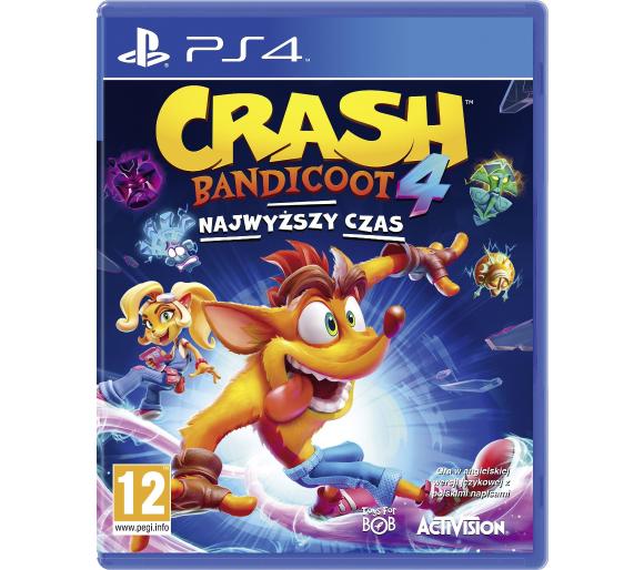 gra Crash Bandicoot 4: Najwyższy Czas Gra na PS4 (Kompatybilna z PS5)