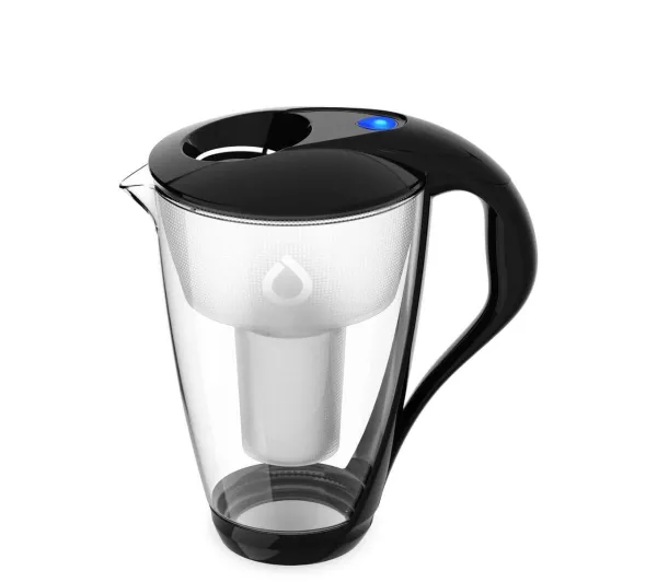 Dzbanki filtrujące - Dafi Crystal Classic LED 2l 3 wkłady Czarny
