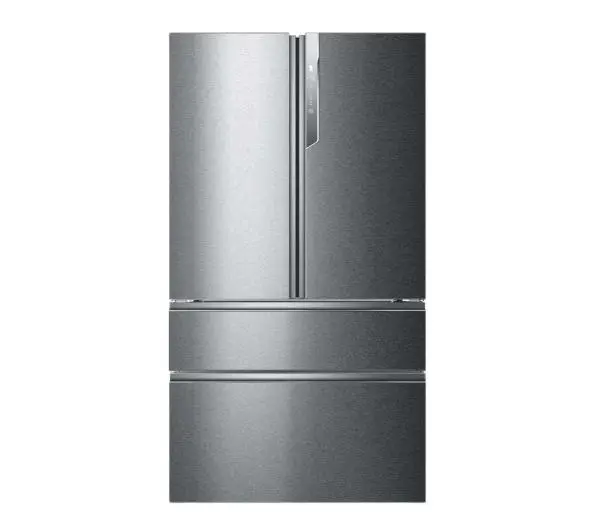 Lodówki - Haier Seria 7 HB26FSSAAA Pełny No Frost 190cm Kostkarka Srebrny