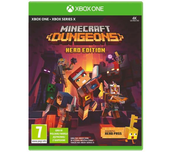 gra Minecraft Dungeons - Edycja Hero Gra na Xbox One (Kompatybilna z Xbox Series X)
