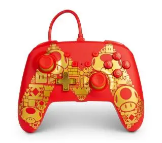 PowerA Enhanced Mario Golden M do Nintendo Switch Przewodowy