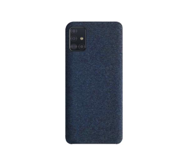 Zdjęcia - Etui Xqisit Fabric Case Galaxy A51 Niebieski 