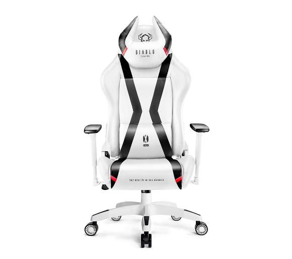 fotel gamingowy Diablo Chairs X-Horn 2.0 Normal Size (biało-czarny)