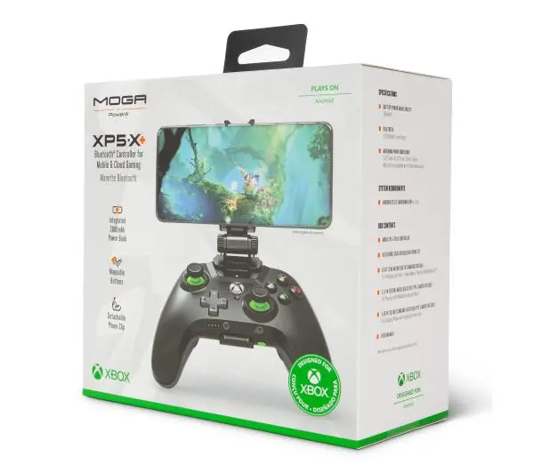 PowerA MOGA XP5-X PLUS z uchwytem do telefonu do Xbox xCloud, Android, Windows10