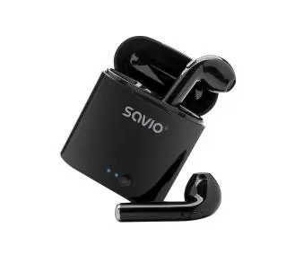 Savio TWS-02 Dokanałowe Bluetooth 5.0 Czarny