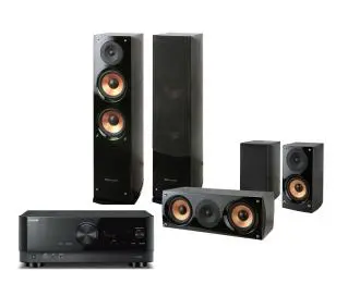 Yamaha MusicCast RX-V4A Czarny, Pure Acoustics NOVA 6 Czarny - Kup na Raty - RRSO 0%