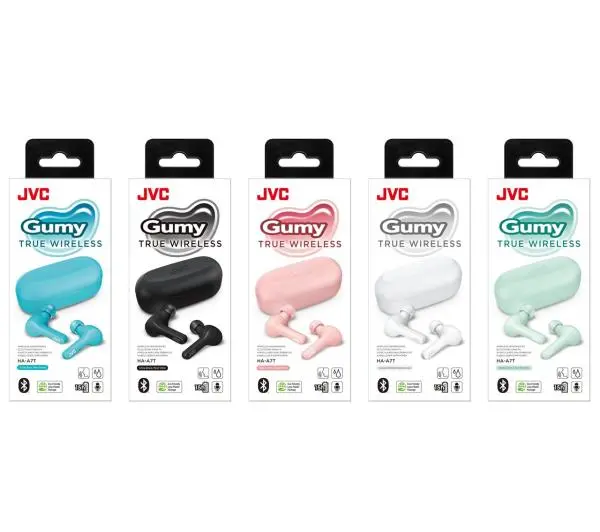 JVC HA-A7TANU Dokanałowe Bluetooth 5.0 Niebieski