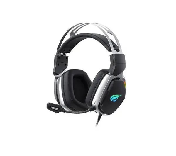 Havit H2018U Nauszne Czarno-srebrny