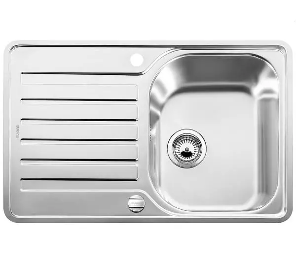 Zlewozmywaki kuchenne - Blanco LANTOS 45 S-IF Compact 519059 Stalowy Srebrny