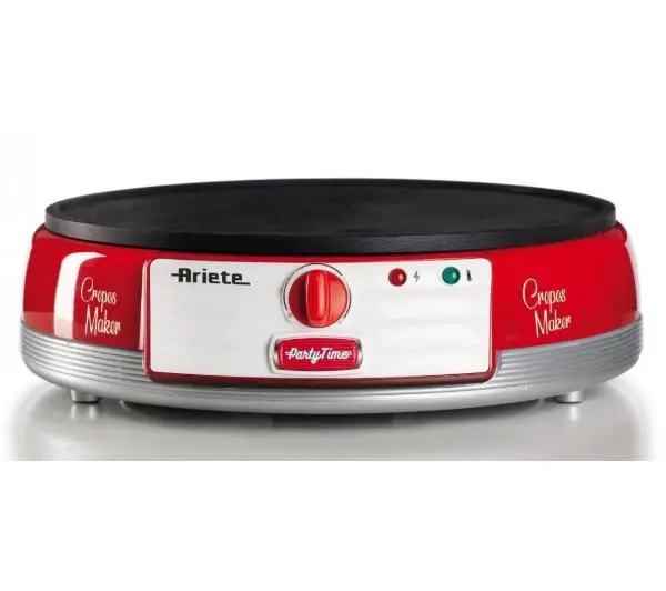 Ariete Crepes Maker 202/00 Partytime 1000W Regulacja temperatury