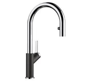 Blanco Carena-S 526172 Chrom/Czarny Chrom/Wygląd silgranitu - Kup na Raty - RRSO 0%