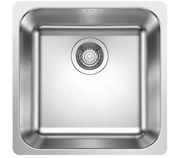 Zlewozmywaki kuchenne - Blanco SUPRA 400-IF 526350 Stalowy Srebrny