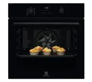 Electrolux 600 SteamBake EOD6P77WZ Termoobieg Termosonda Zdalne sterowanie Czarny